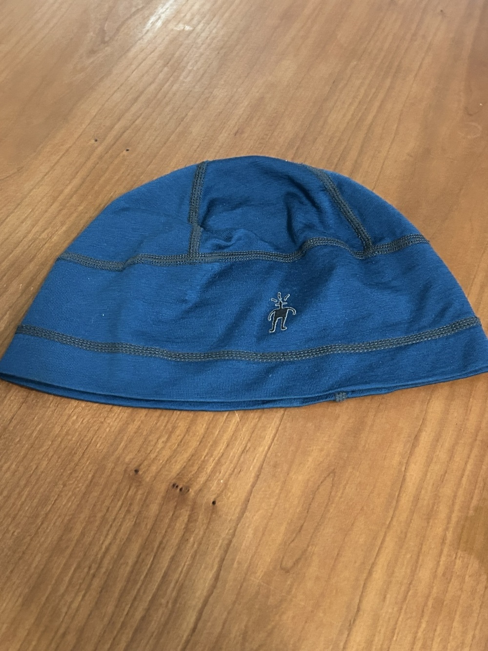 Smartwool PhD Merino Wool Blue Athletic Beanie Skullcap Unisex